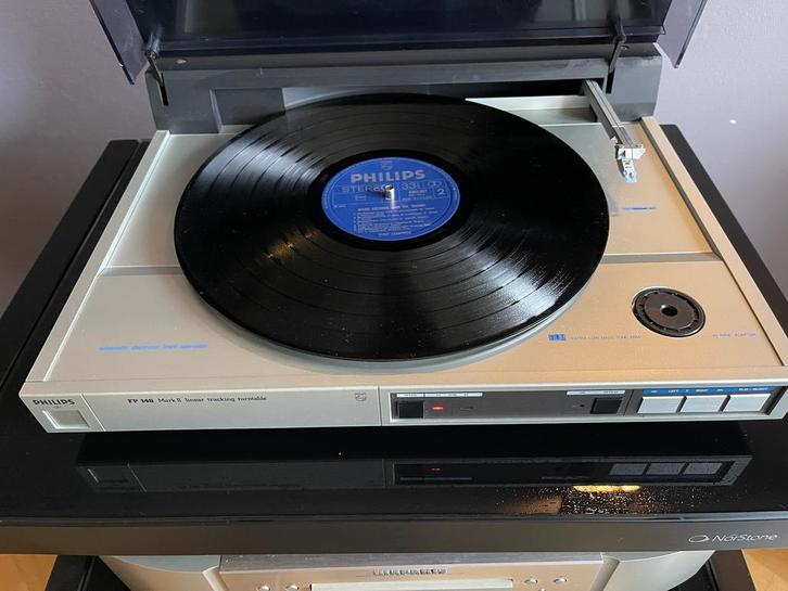 Philips FP 146 Mark II Platenspeler (1983, vintage), Audio, Tv en Foto, Platenspelers, Zo goed als nieuw, Platenspeler, Philips