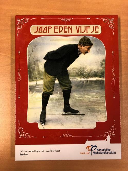 Jaap Eden vijfje proof - 2020, Postzegels en Munten, Munten | Europa | Euromunten, 5 euro, Overige landen, Zilver, Ophalen of Verzenden