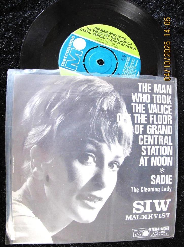 1968, Sweden Siw Malmkvist – The Man Who Took The Valice, Cd's en Dvd's, Vinyl Singles, Gebruikt, Single, Pop, 7 inch, Ophalen of Verzenden