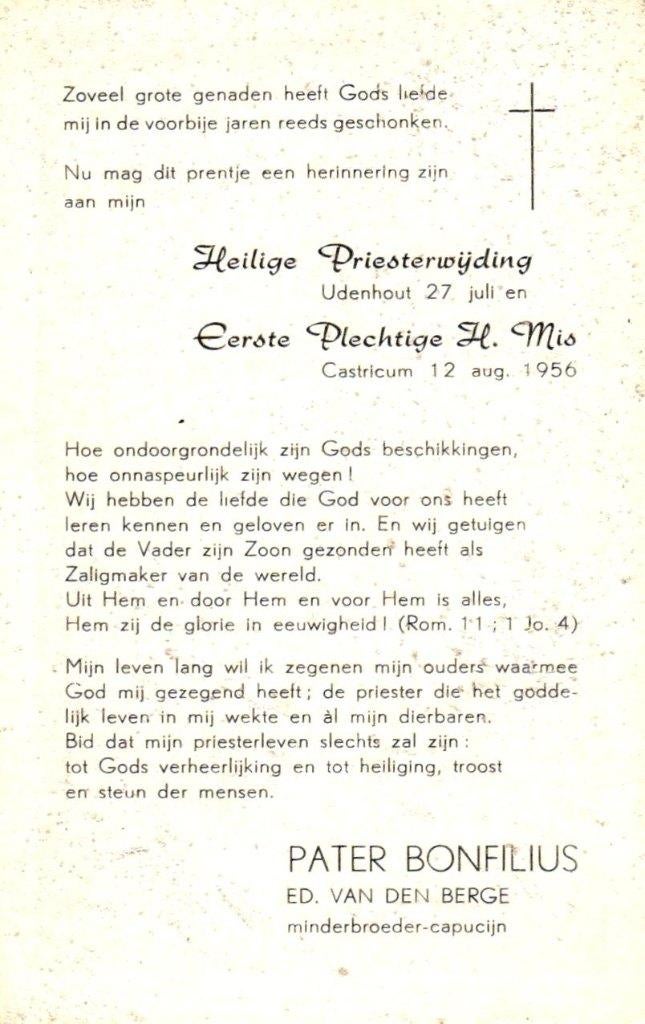 Berge van den Ed. Udenhout 1956 Castricum, Ophalen of Verzenden