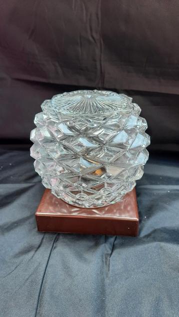 Vintag plafondlamp plafonnière glas,lees de beschrijving beschikbaar voor biedingen