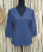 Mi Piace Travelstof Shirt - Maat L - Donkergrijs, Kleding | Dames, Blouses en Tunieken, Mi Piace, Verzenden, Maat 42/44 (L), Nieuw