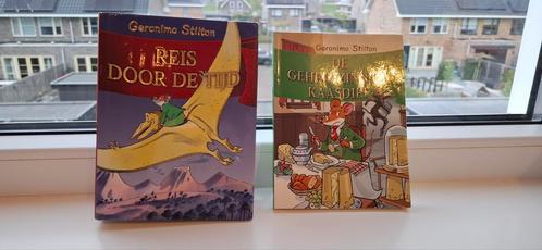 Geronimo Stilton boeken. (2x) Totaal blz: 417, Boeken, Kinderboeken | Jeugd | 10 tot 12 jaar, Zo goed als nieuw, Fictie, Ophalen of Verzenden