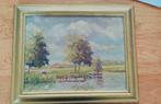 Olieverf Schilderij - Landschap, Onbekende Kunstenaar, Ophalen of Verzenden