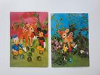 10 Vintage Walt Disney ansichtkaarten 1971, Ophalen of Verzenden, Mickey Mouse, Gebruikt, Papier, Kaart of Schrift