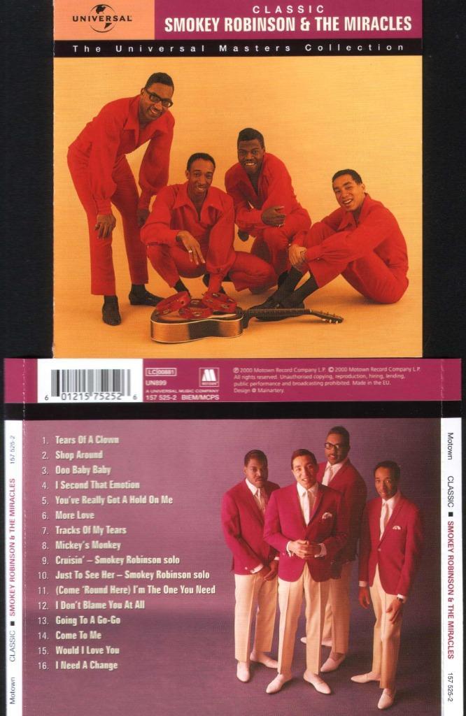 Smokey Robinson CD DVD 's - hoeft niet in 1 koop, Cd's en Dvd's, Cd's | Pop, Zo goed als nieuw, 1960 tot 1980, Ophalen