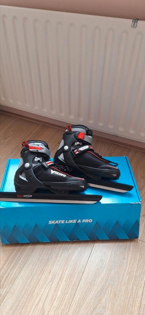 Viking verstelbare combi noren maat 32-35, Sport en Fitness, Schaatsen, Zo goed als nieuw, Noren, Viking, Ophalen of Verzenden