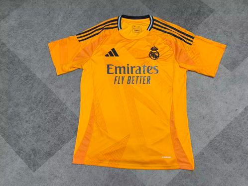 Real Madrid 24/25 S-XXL oranje shirt, Sport en Fitness, Voetbal, Zo goed als nieuw, Shirt, Maat XS of kleiner, Ophalen of Verzenden