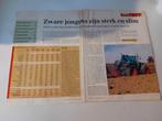 Trekker test boerderij  Claas, New Holland,  Fendt. Folder, Boeken, Ophalen of Verzenden, Gelezen