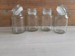 8x glazen voorraad pot, voorraad potten, Ophalen of Verzenden, Zo goed als nieuw