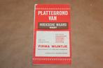 Plattegrond van Hoeksche Waard West - Ca 1975, Ophalen of Verzenden, 1800 tot 2000, Nederland, Landkaart