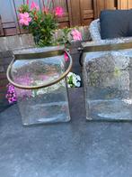 Twee vazen, onbeschadigd. Nog heel mooi., Huis en Inrichting, Overige kleuren, Ophalen of Verzenden, Minder dan 50 cm, Glas