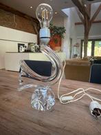 Daum Kristal Tafellamp 1950, Ophalen of Verzenden, Gebruikt, Glas, Minder dan 50 cm
