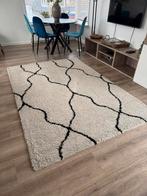Vloerkleed Woolly deluxe creme zwart van Karwei 160x230, Ophalen, Gebruikt, 150 tot 200 cm, Crème