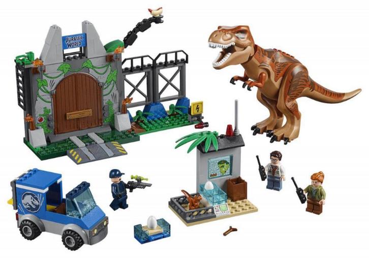 LEGO 10758 T. rex Breakout JUNIORS, Kinderen en Baby's, Speelgoed | Duplo en Lego, Gebruikt, Lego, Complete set, Ophalen of Verzenden