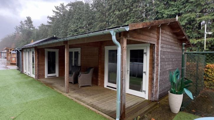 Showmodel Tuindeco Letterkenny - OP = OP, Tuin en Terras, Tuinhuizen, Zo goed als nieuw, Overige typen, Hout, 500 cm of meer, 400 cm of meer