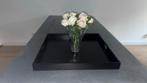 Zwarte Dienblad/Tafeltje - 100x100 cm, Huis en Inrichting, Woonaccessoires | Dienbladen, Ophalen, Gebruikt, Vierkant, Hout