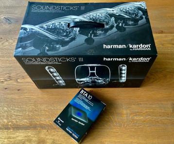 Harman Kardon Soundsticks III met bluetooth adapter beschikbaar voor biedingen