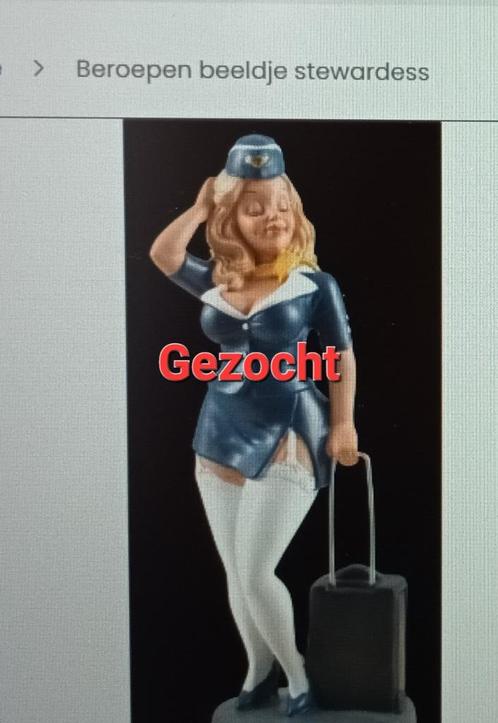 Stewardess,  Warren Stratford, pinup, pin-up, sexy, retro, Antiek en Kunst, Antiek | Speelgoed, Ophalen of Verzenden