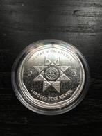 Tokelau Vivat Humanitas 5 Dollars 1 Oz. 2022 Zilver, Ophalen of Verzenden, Zilver