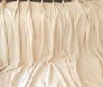 2 Lichtgele gevoerde gordijnen van 240 cm h en 130 cm cm br, 200 cm of meer, Ophalen of Verzenden, Zo goed als nieuw, Overige kleuren