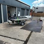 Hibo 4pers PRO RHIB RIB met suzuki 10pk, Watersport en Boten, Zo goed als nieuw, Benzine, Minder dan 70 pk, Overige materialen