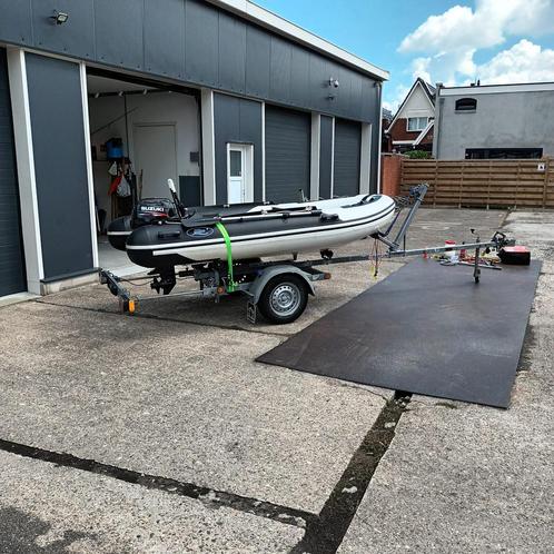 Hibo 4pers PRO RHIB RIB met suzuki 10pk, Watersport en Boten, Rubberboten, Zo goed als nieuw, Overige merken, Overige materialen
