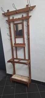 Antieke houten kapstok, Huis en Inrichting, Gebruikt, 150 tot 200 cm, Hout, Ophalen