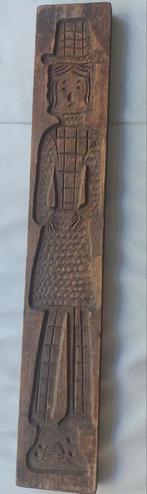 Antieke Houten Speculaasplank - Vrouw,87 cm, Ophalen of Verzenden