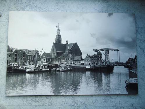 Maassluis HAVEN vintage schepen GROTE orginele foto, Verzamelen, Scheepvaart, Gebruikt, Kaart, Foto of Prent, Motorboot of Zeilboot
