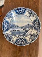 Delftsblauw Bord met Molen, Antiek en Kunst, Ophalen