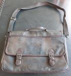 Leren School/kantoortas by Jolly Bag., Sieraden, Tassen en Uiterlijk, Ophalen of Verzenden, Gebruikt, Bruin