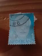 Postzegel Nederland Willem Alexander 1 gestempeld, Postzegels en Munten, Ophalen of Verzenden, Na 1940, Gestempeld