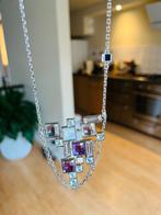 Swarovski halsketting, Ophalen of Verzenden, Zo goed als nieuw, Wit, Overige materialen