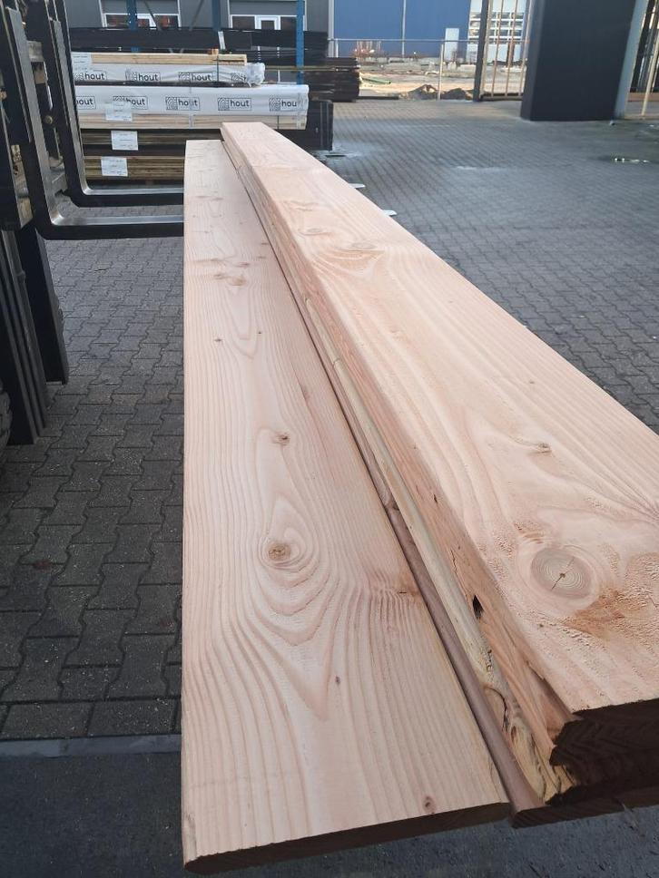 Douglas Lariks tuinplanken, onbehandeld, laatste voorraad, Tuin en Terras, Palen, Balken en Planken, Nieuw, Balken, 250 cm of meer