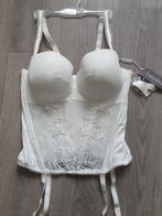 Lingadore Jarretel Bustier - Maat 85D, Lingadore, Verzenden, Wit, Body of Korset