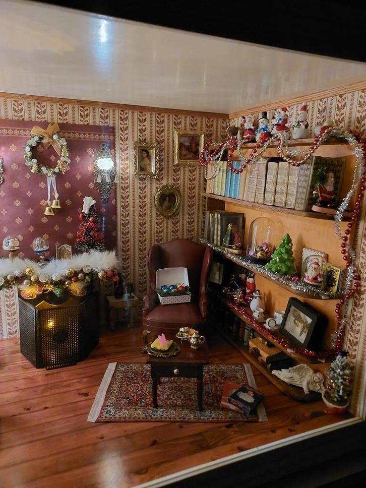 Kerst kamer/winkel schaal 1:12, Verzamelen, Poppenhuizen en Toebehoren, Poppenhuis, Ophalen