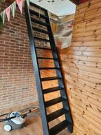 Hardhouten trap, Ophalen, 2 tot 4 meter