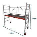 Partij Altrex Kamersteiger RS 44-POWER - L190xB75cm - 3.00m, Doe-het-zelf en Verbouw, Steigers, Ophalen of Verzenden, Nieuw, Rolsteiger of Kamersteiger