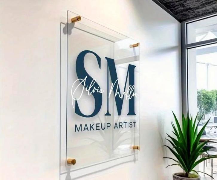 Bedrijfslogo op Acrylglas - Verschillende Maten Beschikbaar, Antiek en Kunst, Antiek | Kantoor en Zakelijk, Ophalen of Verzenden