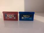 Pokémon Ruby & Sapphire - Game Boy Advance, Spelcomputers en Games, 1 speler, Ophalen of Verzenden, Zo goed als nieuw, Role Playing Game (Rpg)