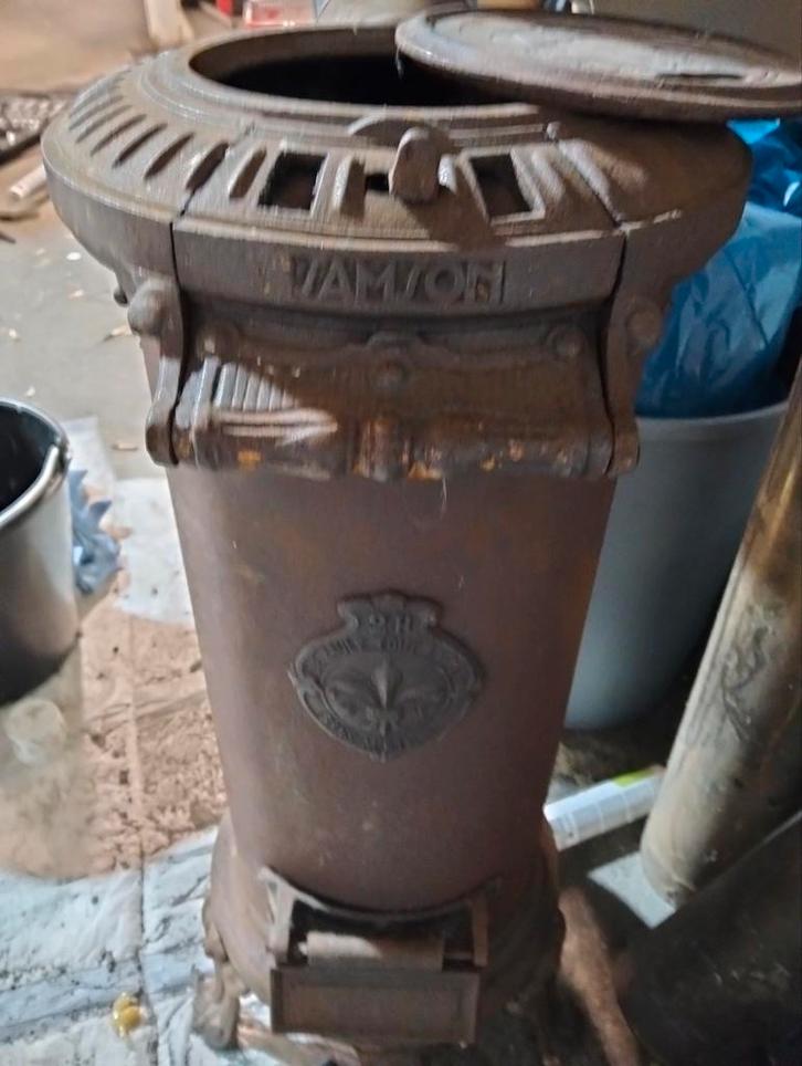 Ouderwetse Vrijstaande Pelletkachel - Klassiek Design, Huis en Inrichting, Kachels, Gebruikt, Vrijstaand, Pelletkachel, Hout, Ophalen of Verzenden