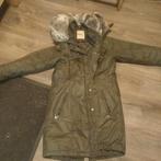 Groene Jas met Bontkraag - Imitz, Kleding | Dames, Maat 38/40 (M), Imitz, Ophalen of Verzenden, Zo goed als nieuw