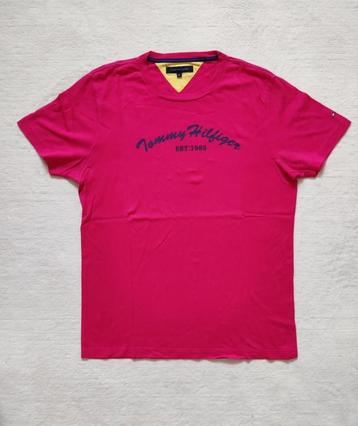 Tommy Hilfiger t-shirt roze maat XL beschikbaar voor biedingen