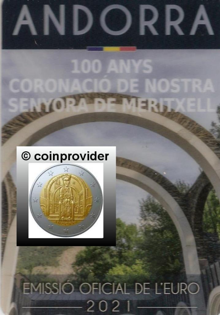Commemoratieve 2 euromunten 2021:UNC, Postzegels en Munten, Munten | Europa | Euromunten, Losse munt, 2 euro, Overige landen, Ophalen of Verzenden