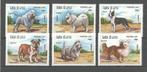 Laos Mi nr 573/578 postfris Honden, Verzenden, Postfris, Dier of Natuur