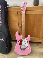 Squier Hello Kitty stratocaster 2024 zgan, Muziek en Instrumenten, Snaarinstrumenten | Gitaren | Elektrisch, Ophalen of Verzenden