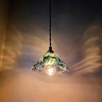 Vintage Franse Bayel kristalglazen hanglamp., Ophalen of Verzenden, Zo goed als nieuw, Minder dan 50 cm