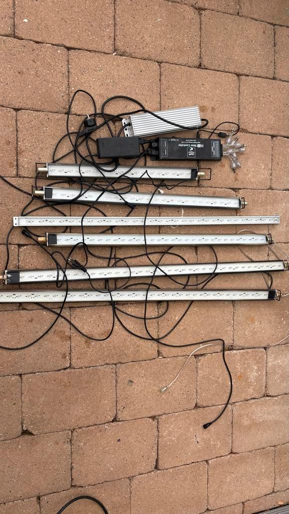 Gebruikte lampen Set HPV, Dieren en Toebehoren, Vissen | Aquaria en Toebehoren, Gebruikt, Verlichting of Verwarming, Ophalen of Verzenden