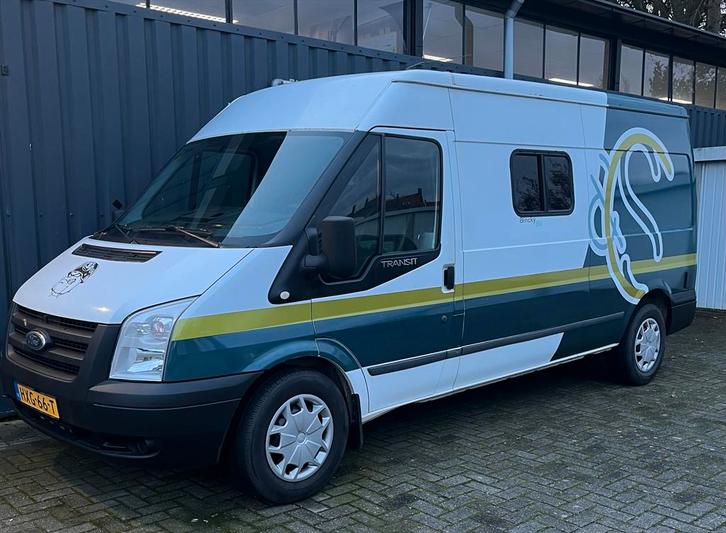 Ford Transit Camperbus - Nette Staat!, Caravans en Kamperen, Campers, Particulier, tot en met 2, Buscamper of Camperbus, Ford